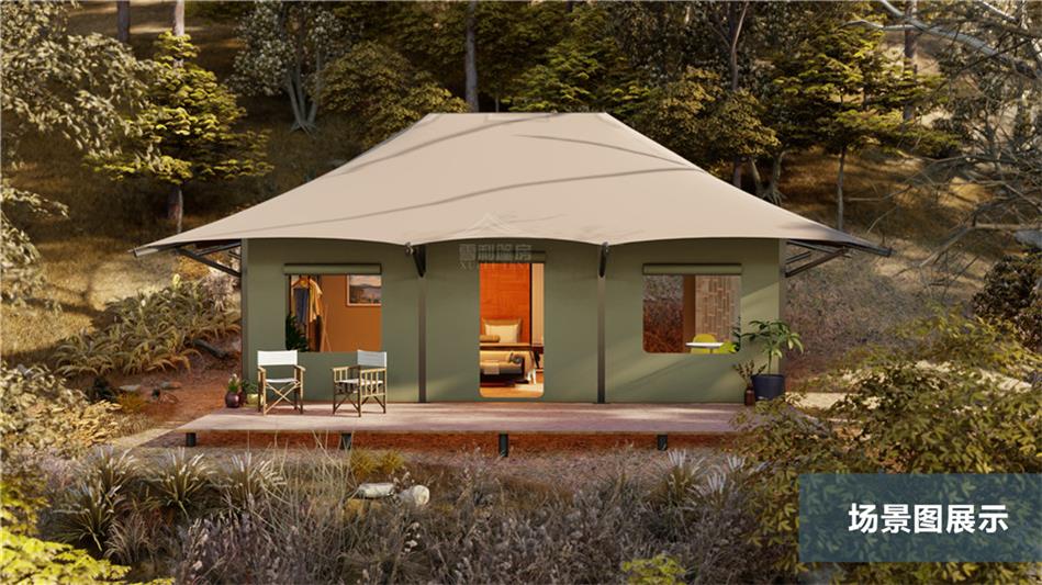 游牧文明遇见现代设计：解码融安县野奢酒店帐篷的建筑哲学